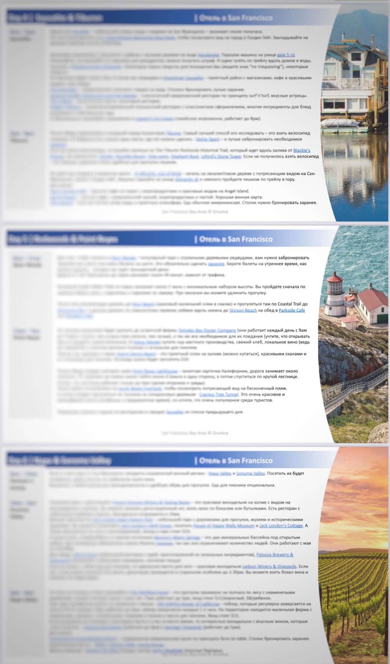 USA - San Francisco Bay Area - 9 days (RU)