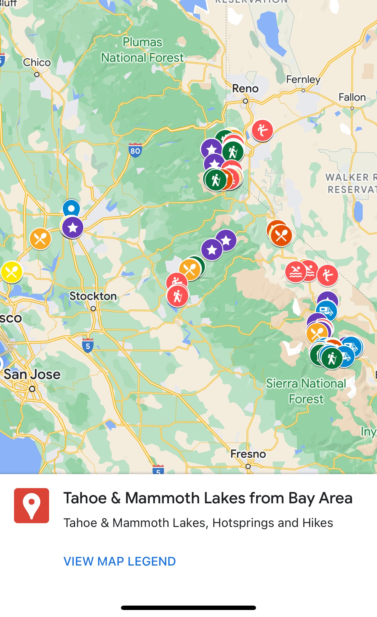 USA - Tahoe & Mammoth Lakes from Bay Area - 7 days (RU)