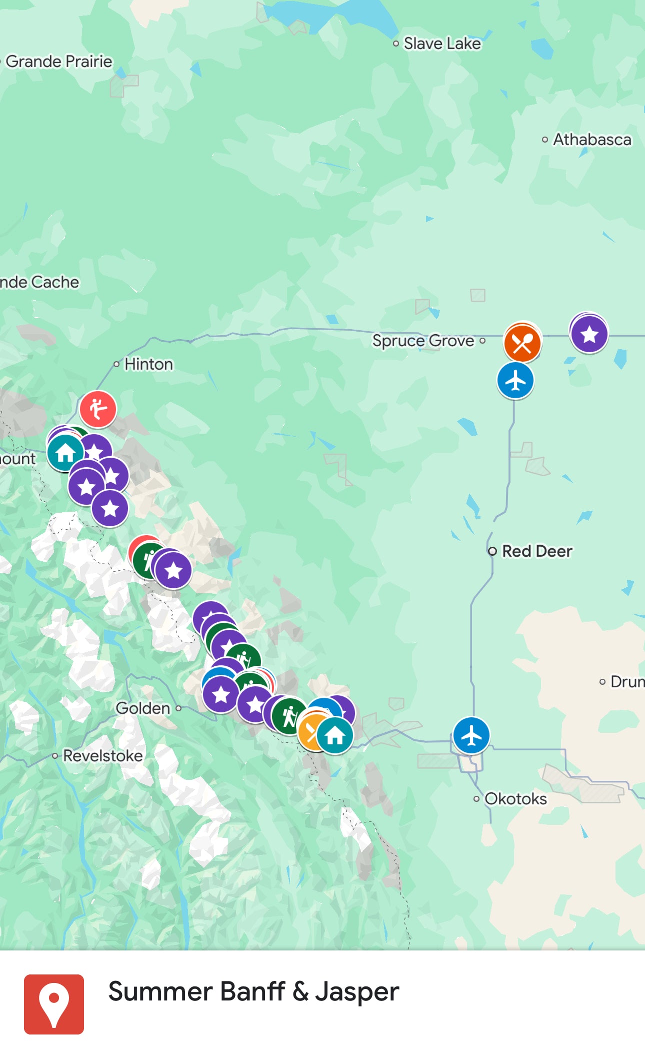 Canada - Banff & Jasper at Summer - 6 days (RU)