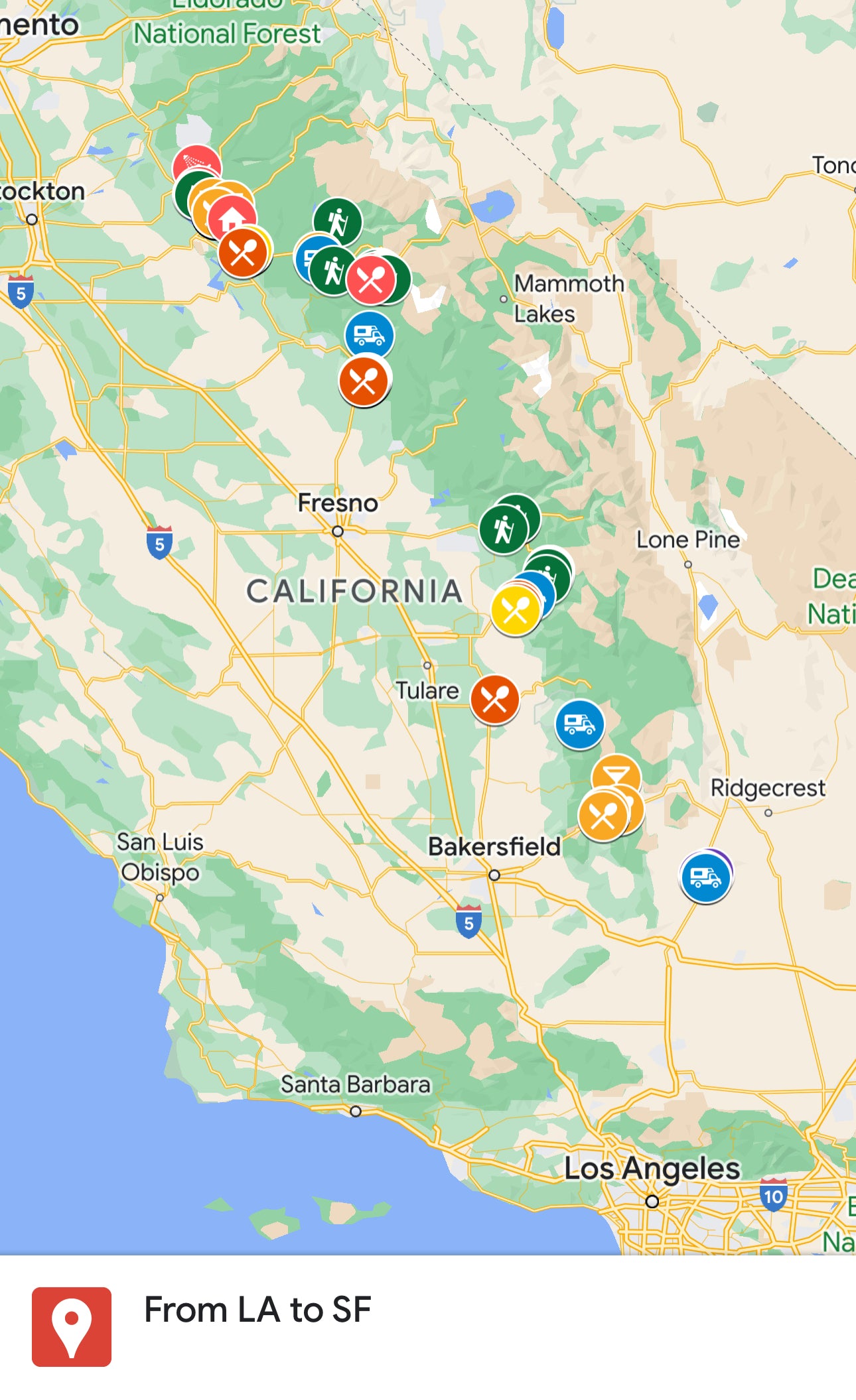 USA - From Los Angeles to San Francisco via National Parks - 4 days (RU)
