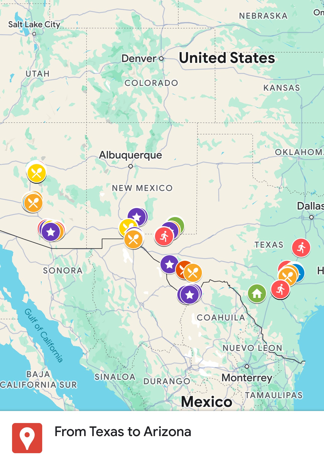 USA - From Texas to Arizona - 8 days (RU)